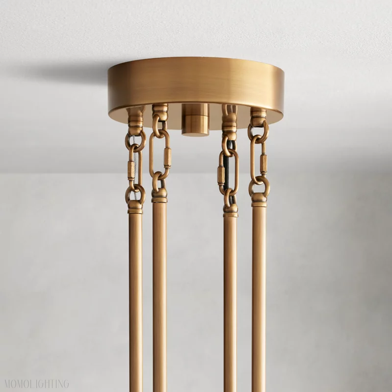 Delsie Round Chandelier-Momo Lighting