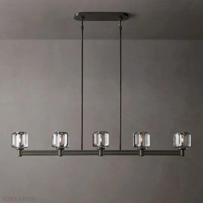 Demaret Double Linear Chandelier 54″ 72”-Momo Lighting