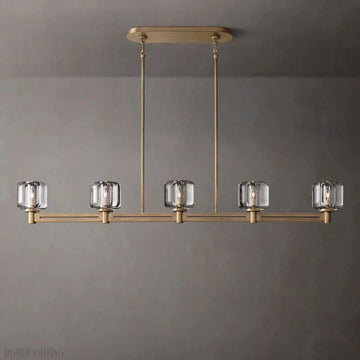 Demaret Double Linear Chandelier 54″ 72”-Momo Lighting