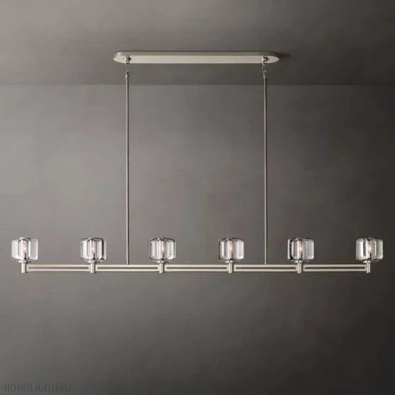 Demaret Double Linear Chandelier 72″-Momo Lighting