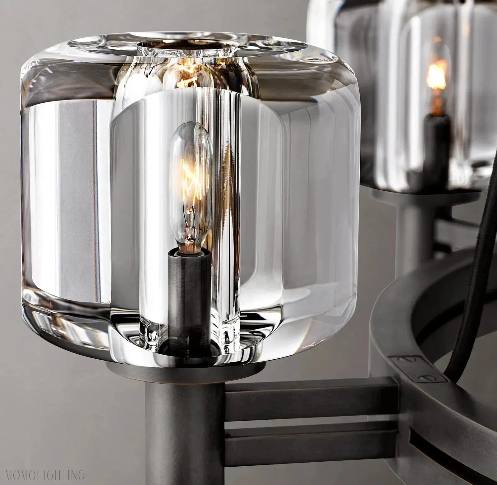 Demaret Double Round Chandelier 36"-Momo Lighting