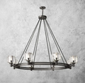 Demaret Double Round Chandelier 48
