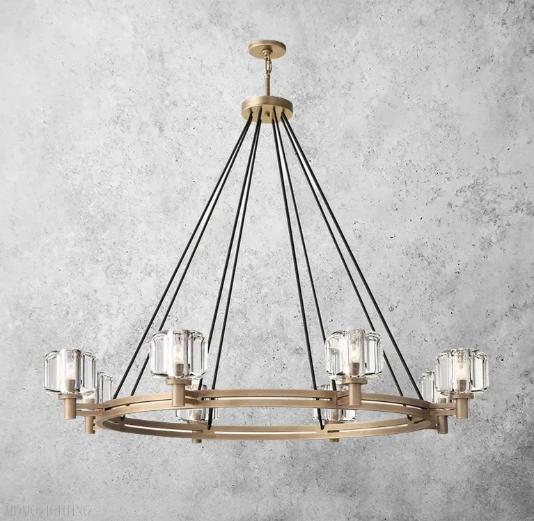 Demaret Double Round Chandelier " 48