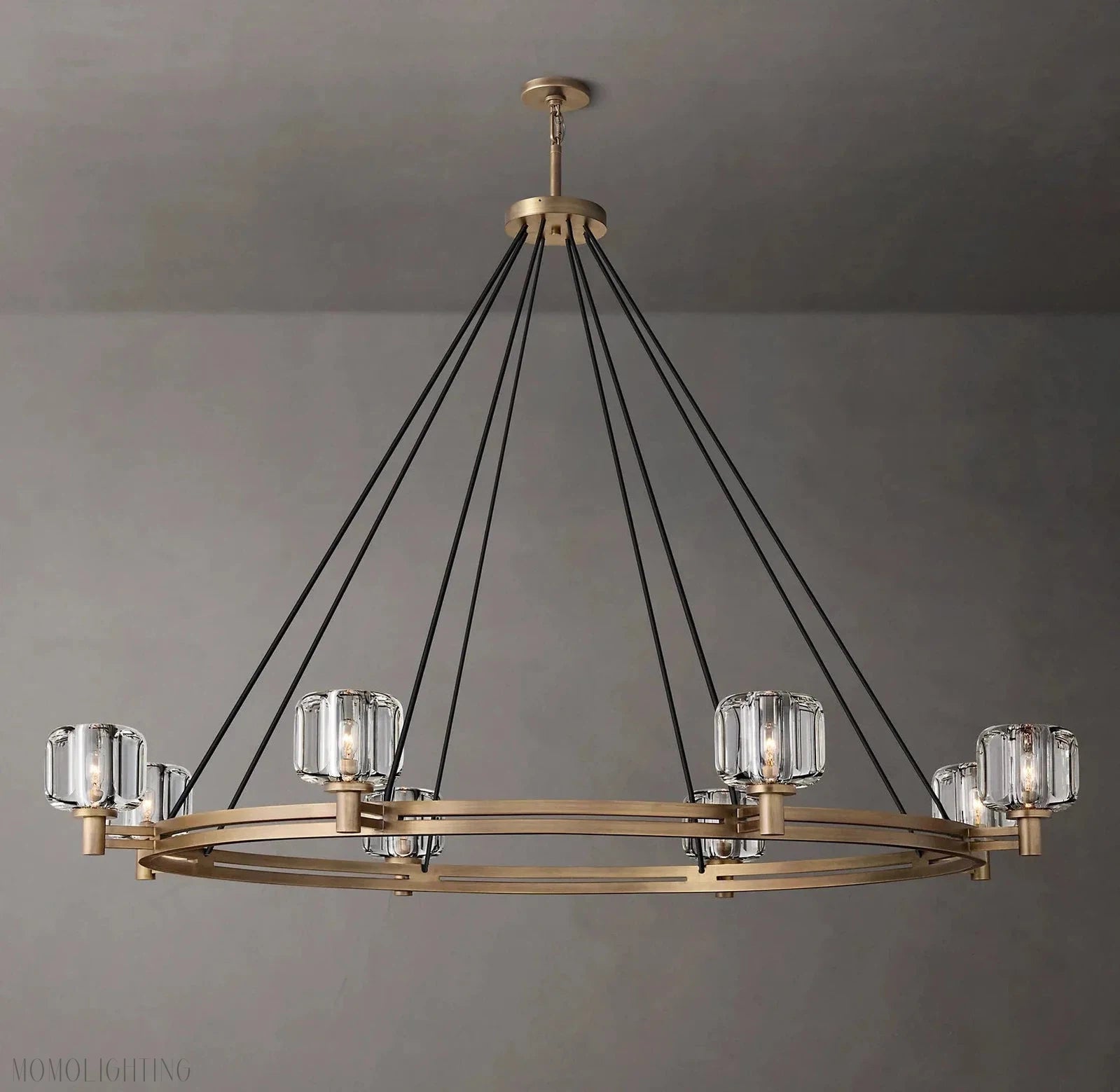 Demaret Double Round Chandelier 60