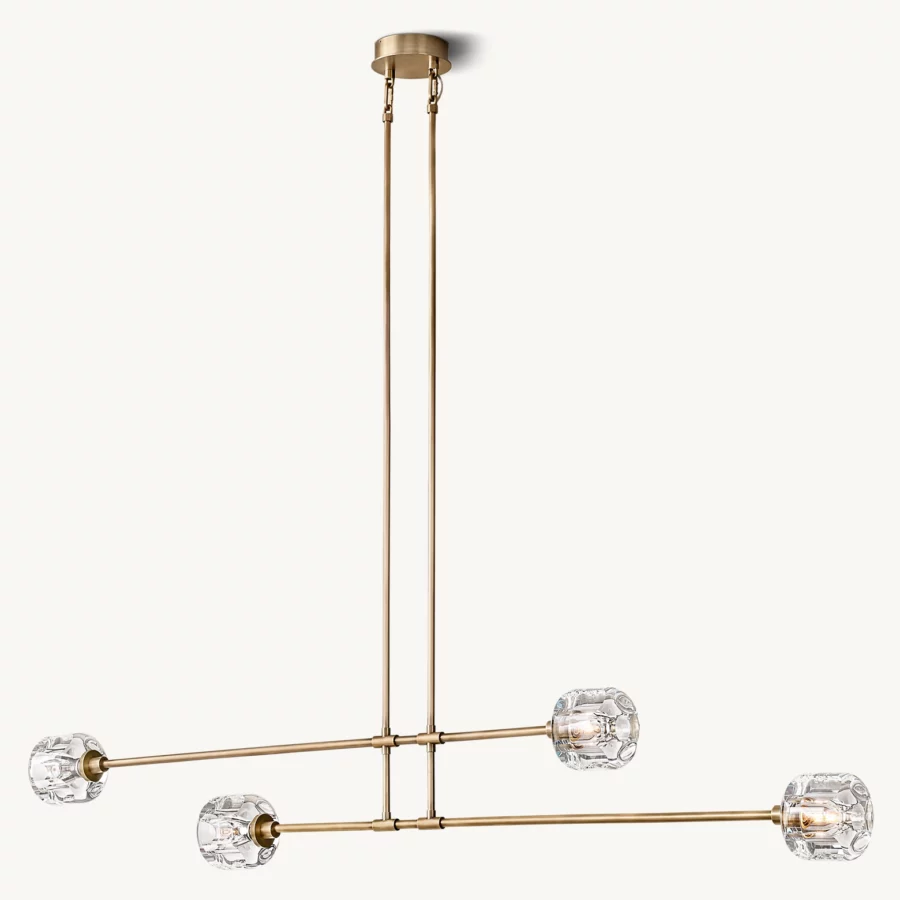 Demaret Mobile Linear Chandelier-Momo Lighting