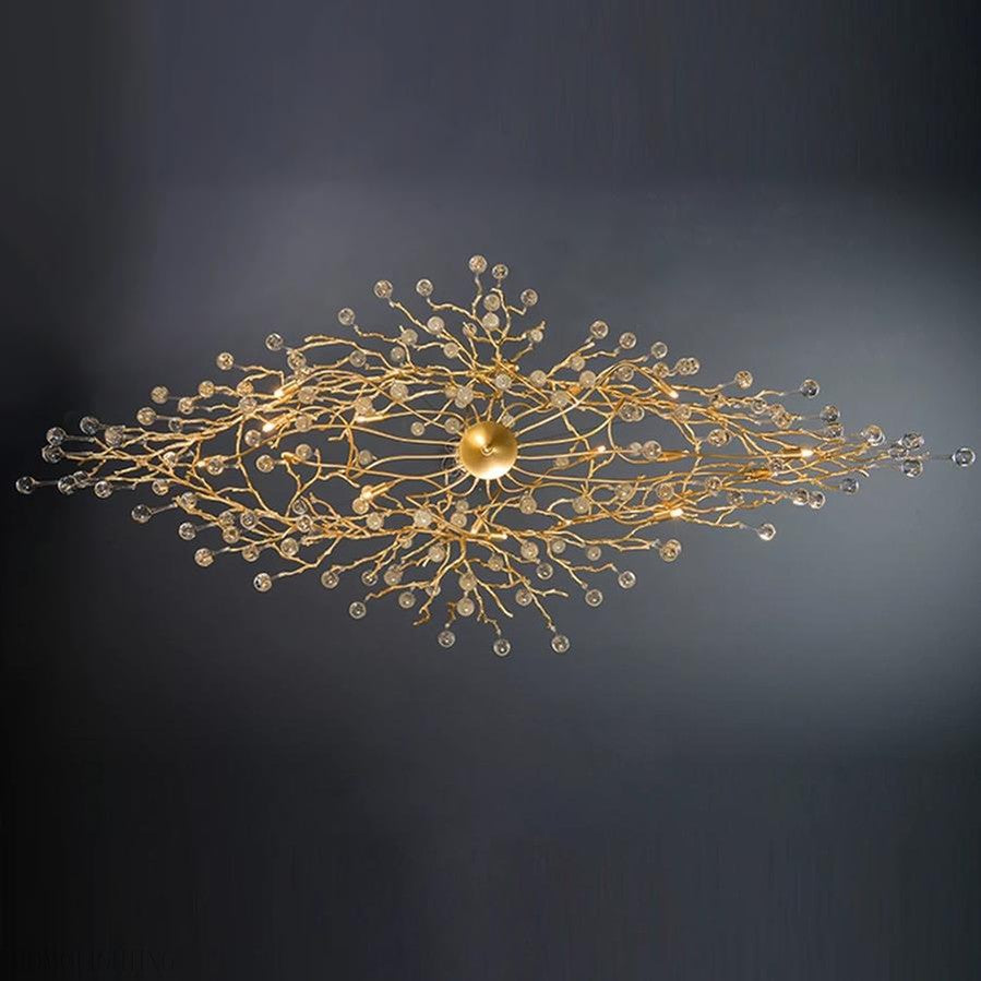 Doris Branch Crystal Chandelier Light-Momo Lighting