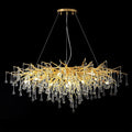 Doris Crystal Rectangular Branch Chandelier L45