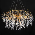 Doris Round Modern Branch Chandeliers-Momo Lighting