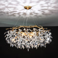 Doris Round Modern Branch Chandeliers-Momo Lighting
