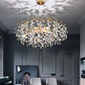 Doris Round Modern Branch Chandeliers-Momo Lighting