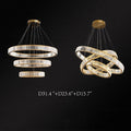 Doro Crystal Round Chandelier-Momo Lighting