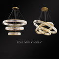 Doro Crystal Round Chandelier-Momo Lighting