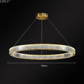 Doro Crystal Round Chandelier-Momo Lighting