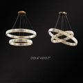 Doro Crystal Round Chandelier-Momo Lighting