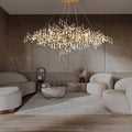 Drios Rain Chandelier-Momo Lighting