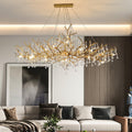Drios Rain Chandelier-Momo Lighting