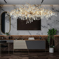 Drios Rain Chandelier-Momo Lighting