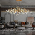 Drios Rain Chandelier-Momo Lighting
