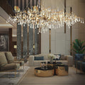 Drios Rain Chandelier-Momo Lighting