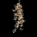 Drooping Ceramic Ginkgo Leaf Chandelier-Momo Lighting