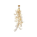 Drooping Ceramic Ginkgo Leaf Chandelier-Momo Lighting