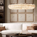 Edeline Crystal Halo Chandelier-Momo Lighting