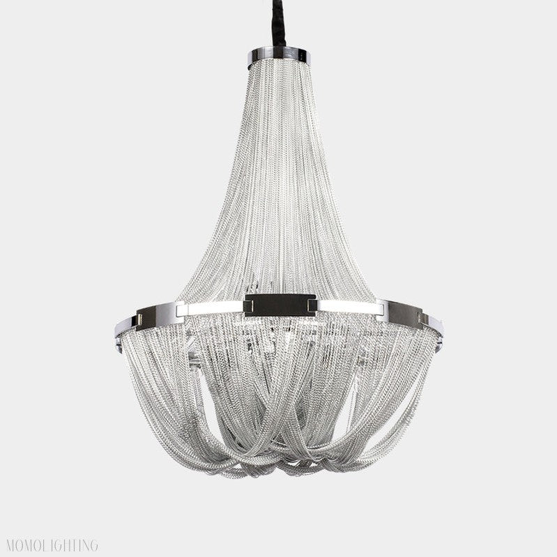 Eldorado Luxury Aluminum Chain Tassel Chandelier-Momo Lighting