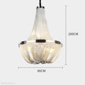 Eldorado Luxury Aluminum Chain Tassel Chandelier-Momo Lighting