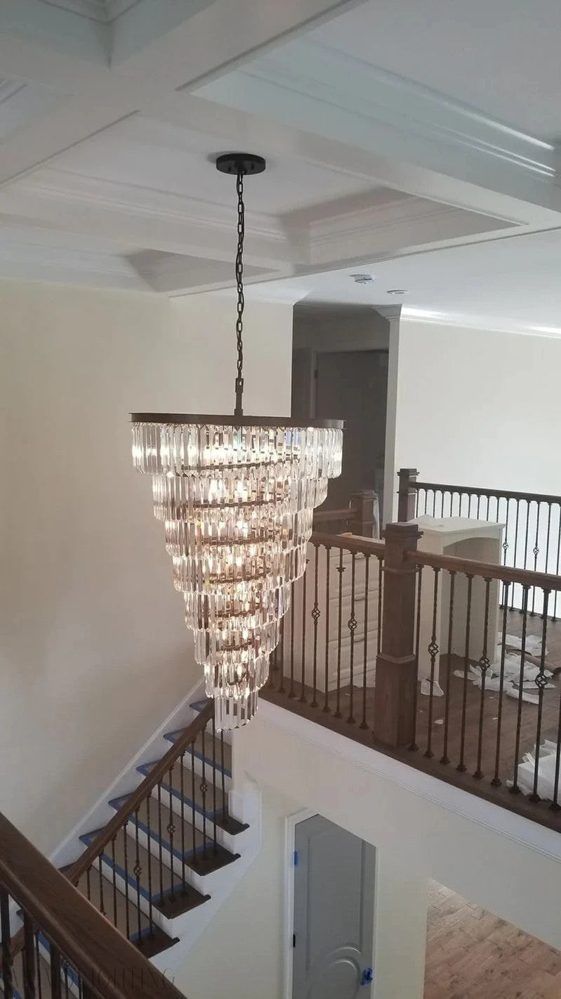 Elena Foyer & Staircase Chandelier-Momo Lighting