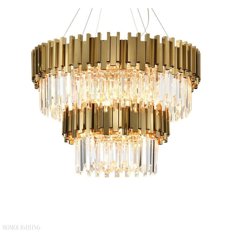 Elian Alaric Crystal Chandelier-Momo Lighting