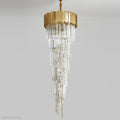 Elian Gillani 2-Story Crystal Chandelier-Momo Lighting
