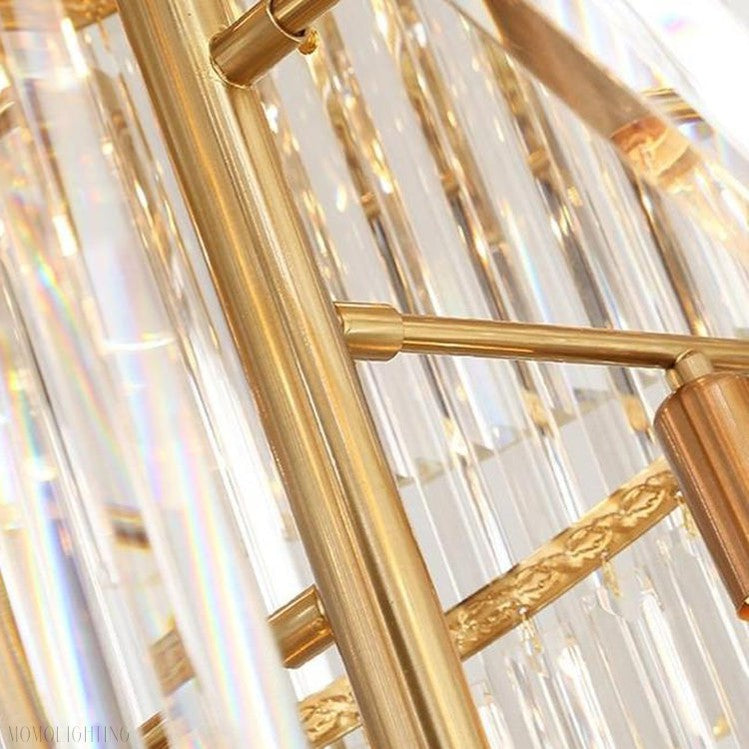 Elian Gillani 2-Story Crystal Chandelier-Momo Lighting