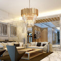 Elian Kaia Crystal Pendant Chandelier-Momo Lighting