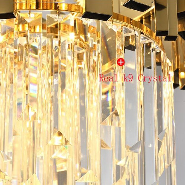 Elian Kaia Crystal Pendant Chandelier-Momo Lighting