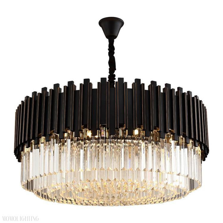 Elian Lason Crystal Chandelier-Momo Lighting