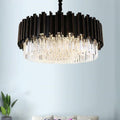 Elian Lason Crystal Chandelier-Momo Lighting