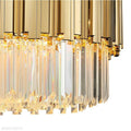 Elian Round Crystal Chandelier-Momo Lighting