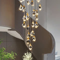 Elodie Foyer & Staircase Crystal Chandelier-Momo Lighting