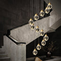 Elodie Foyer & Staircase Crystal Chandelier-Momo Lighting