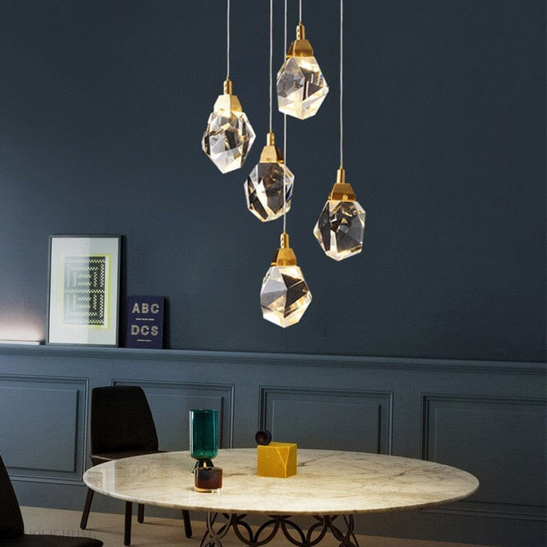Elodie Foyer & Staircase Crystal Chandelier-Momo Lighting