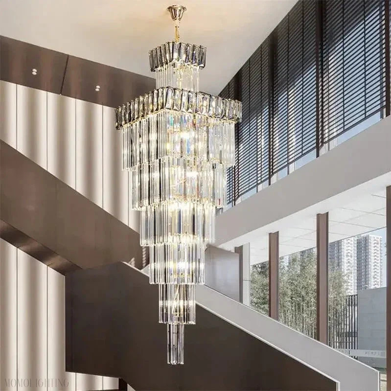 Elsa Foyer & Staircase Chandelier-Momo Lighting