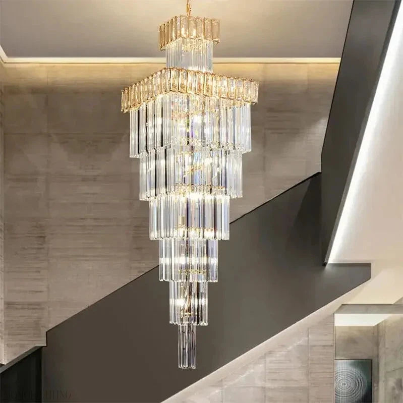 Elsa Foyer & Staircase Chandelier-Momo Lighting