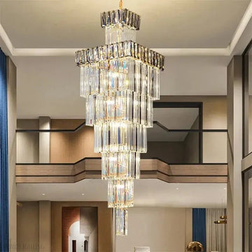 Elsa Foyer & Staircase Chandelier-Momo Lighting