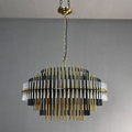 Emile Industrial Wind Round Chandelier 24