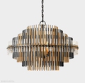 Emile Industrial Wind Round Chandelier 24