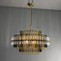 Emile Industrial Wind Round Chandelier 24