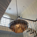 Emile Industrial Wind Round Chandelier 24