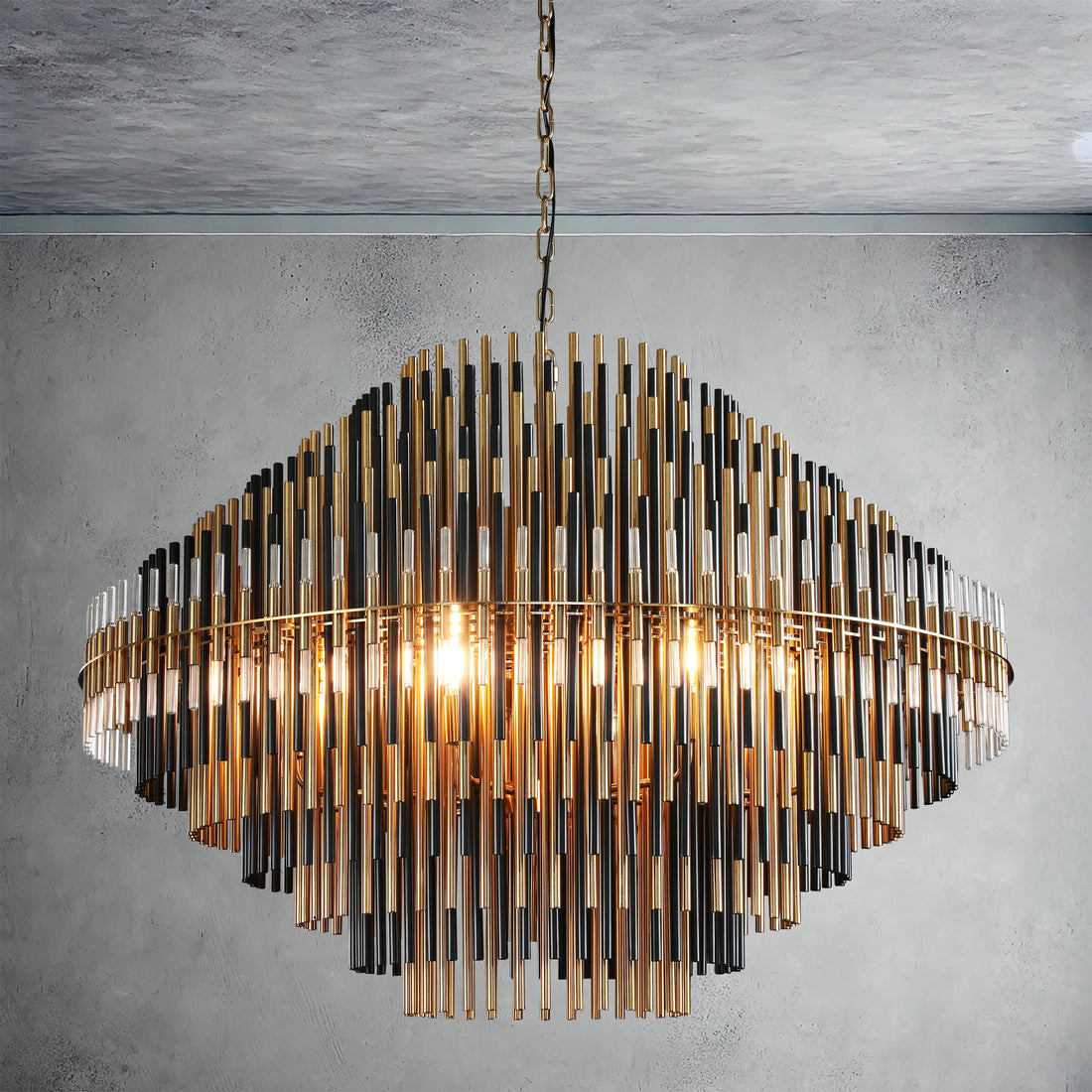 Emily Industrial Wind Round Chandelier 24" 32" 42"-Momo Lighting