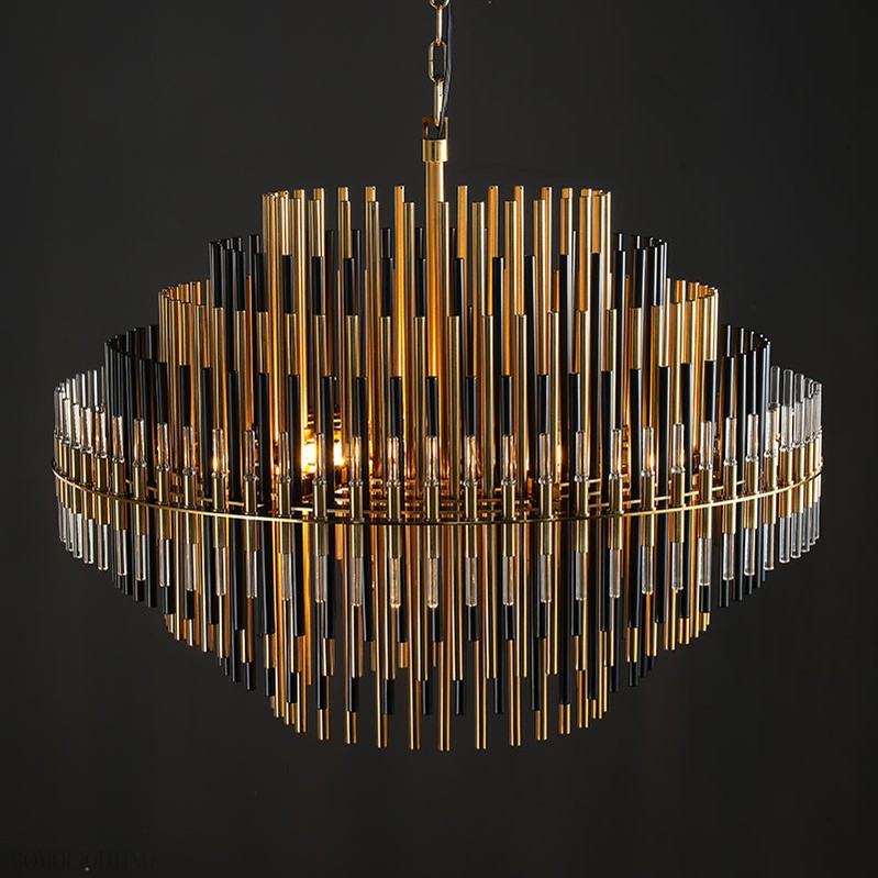 Emily Round Chandelier 24"/32"/42"-Momo Lighting