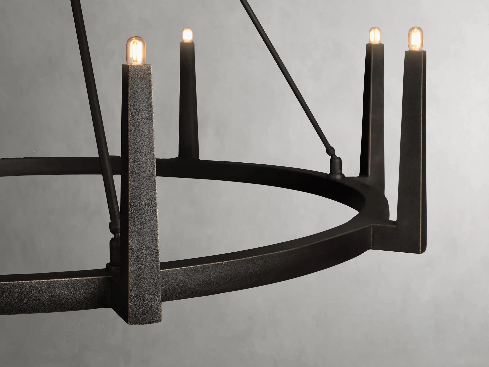 Emmet Round Chandelier 42''54''-Momo Lighting